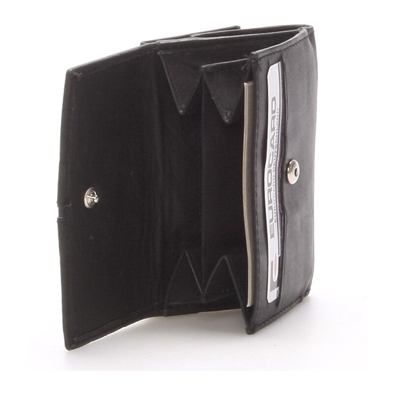 Kožená černá peněženka - Delami 9386 černá