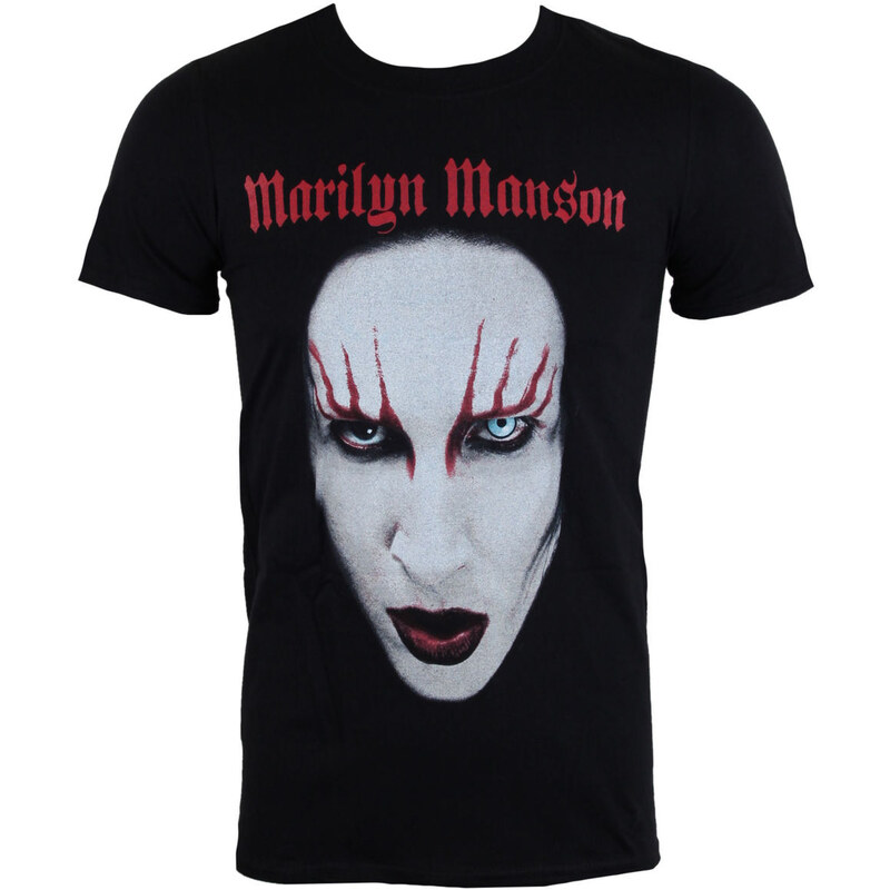 Tričko metal pánské Marilyn Manson - Red Lips - ROCK OFF - MMTS0101MB -  GLAMI.cz