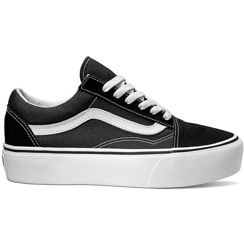 BOTY VANS Old Skool Platform U - černá -