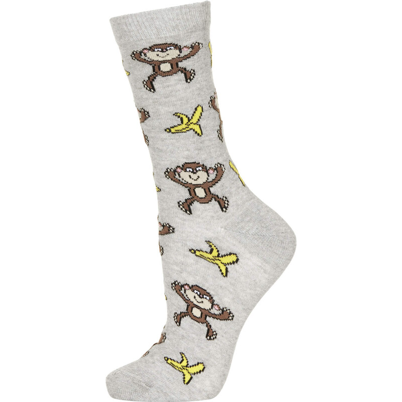 Topshop Banana Monkey Ankle Socks