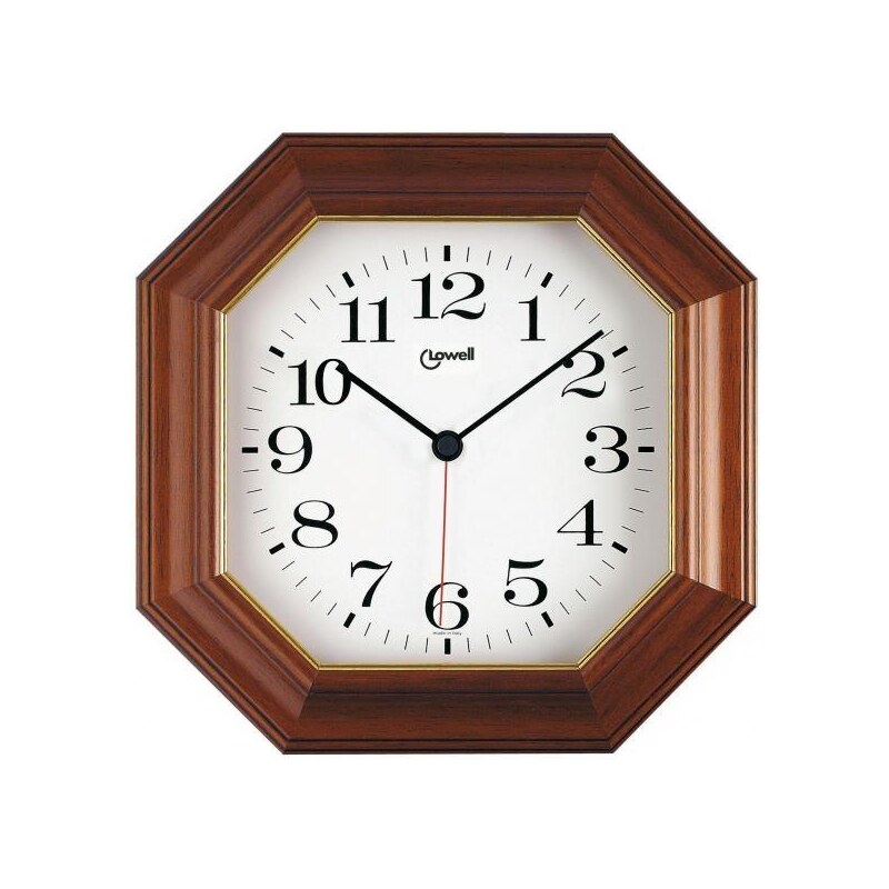 Lowell Italy Designové nástěnné hodiny Lowell 01815 Clocks 28cm
