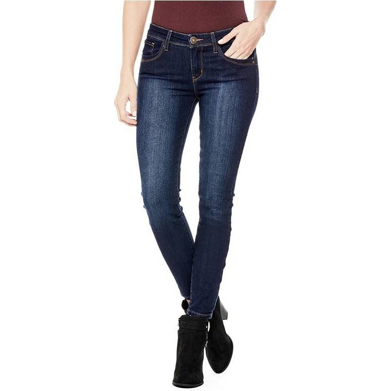 GUESS dámské džíny Beyla Curvy Mid-Rise Skinny 30