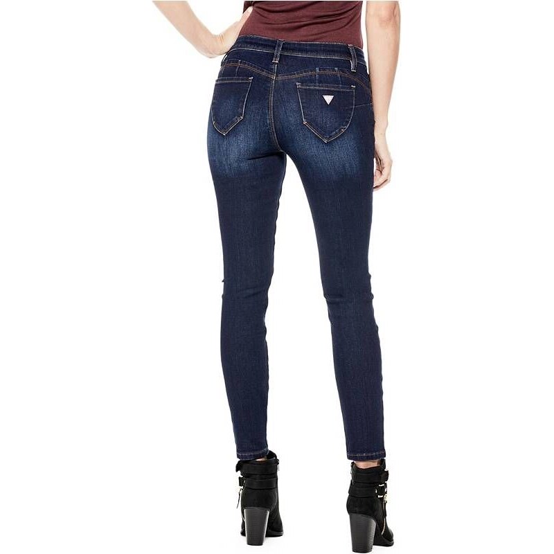 GUESS dámské džíny Beyla Curvy Mid-Rise Skinny 30