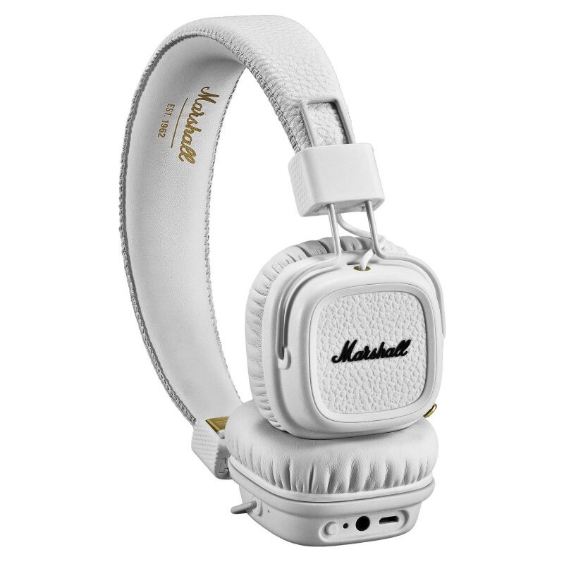 MARSHALL HEADPHONES Luxusní sluchátka Major II bluetooth bílé - GLAMI.cz