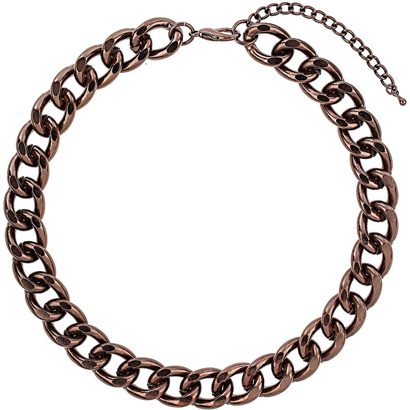 Topshop Chocolate Curb Chain Necklace