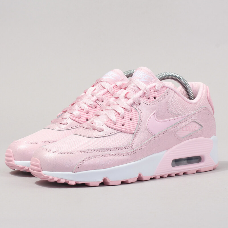 Nike air max 90 se top mesh (gs) prism pink/prism pink-white