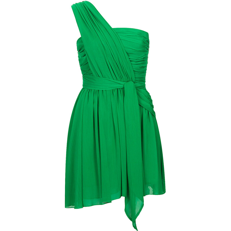 **One Shoulder Chiffon Dress by Kate Moss for Topshop