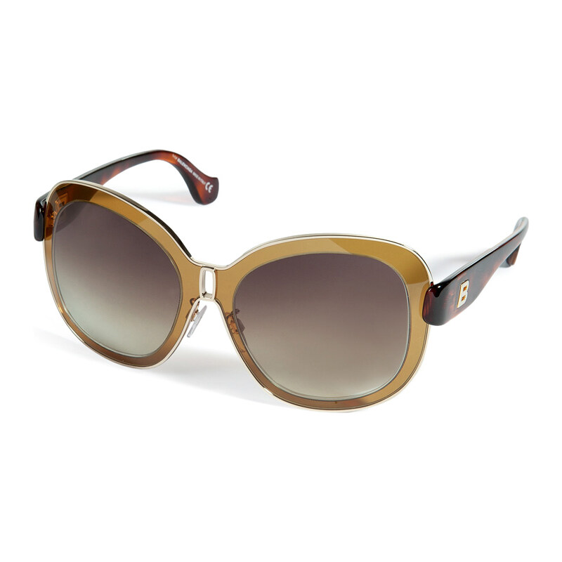 Balenciaga Transparent Framed Sunglasses