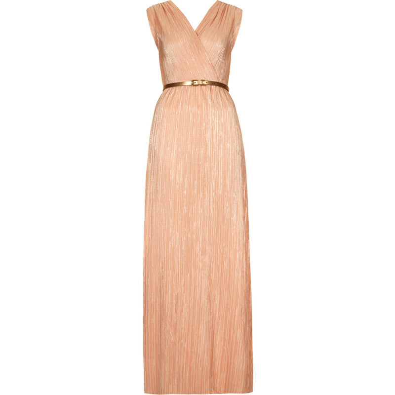 Topshop **Grecian Pleated Belted Maxi Dress by Oh My Love