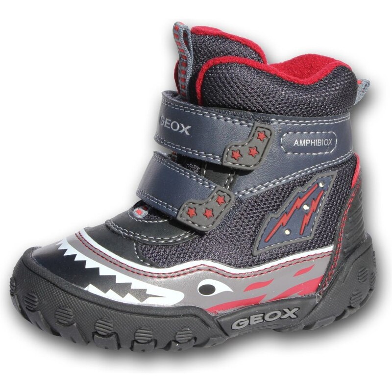 GEOX Zimní dětské boty GEOX, model B5402A - AMPHIBIOX, blikající - GLAMI.cz