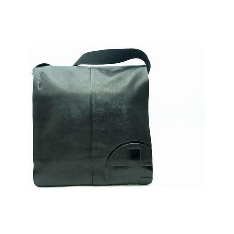 Strellson Kožená taška přes rameno 4010000118, černá