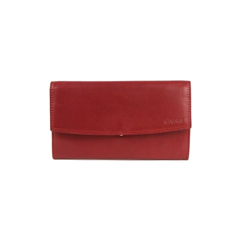 Esquire Dámská kožená peněženka Esquire - červená, černá