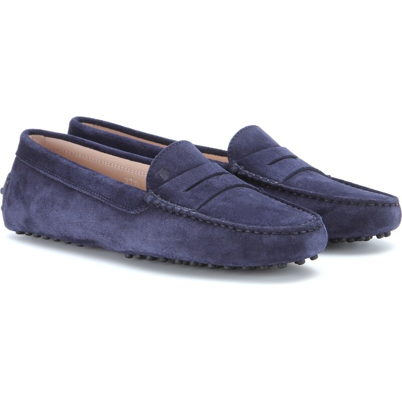Tods Gommino suede loafers