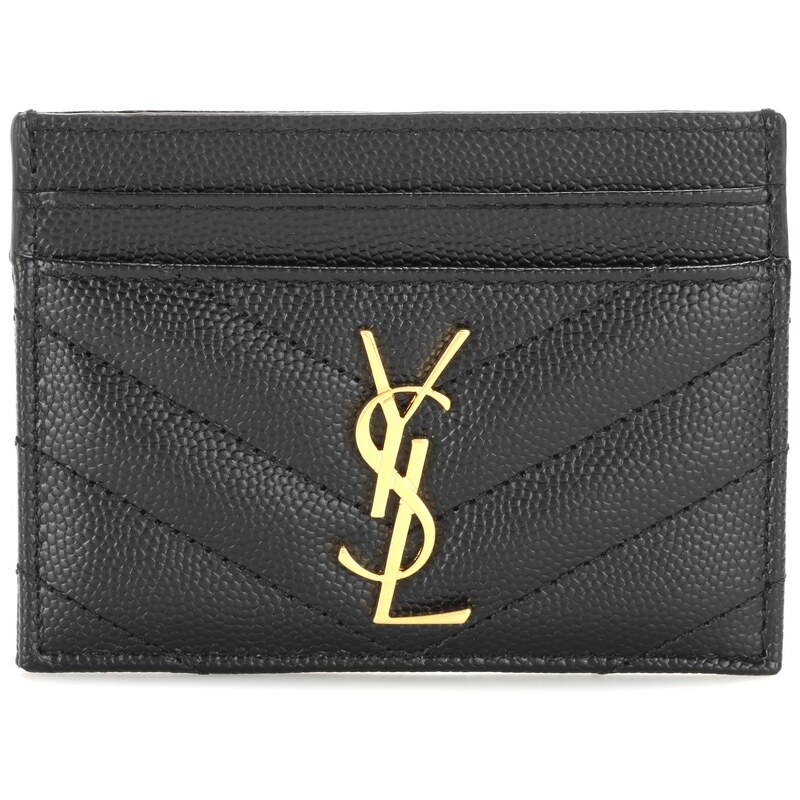 Saint Laurent Monogram quilted leather card holder