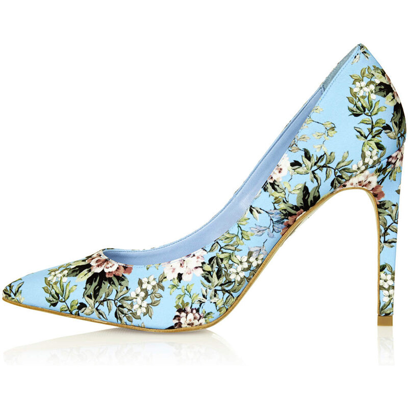 Topshop GLORY Floral Print High Shoes