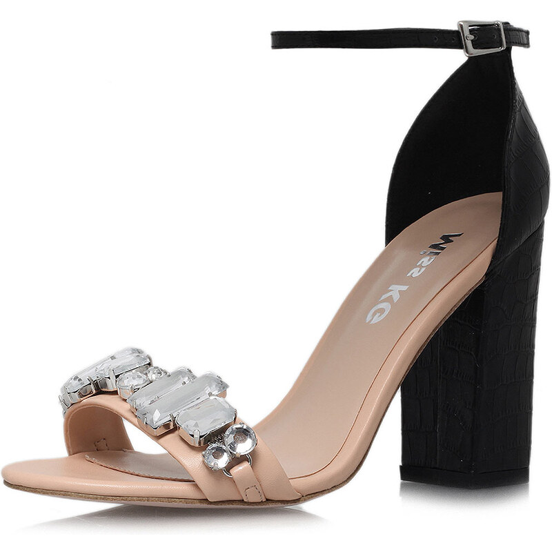 Topshop **Nude High Heel Sandals by Miss KG