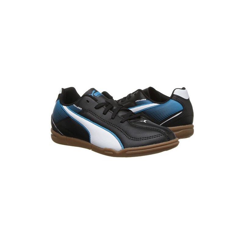 Puma Chlapecké tenisky Esquadra - černo-bílo-modré