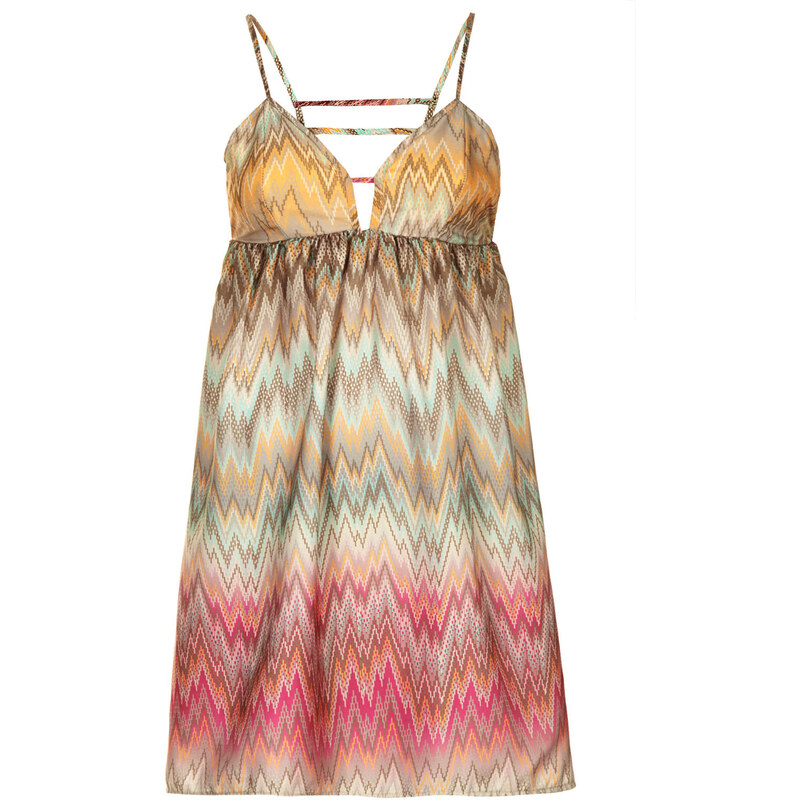 Topshop **Printed Babydoll Cami Dress by Oh My Love