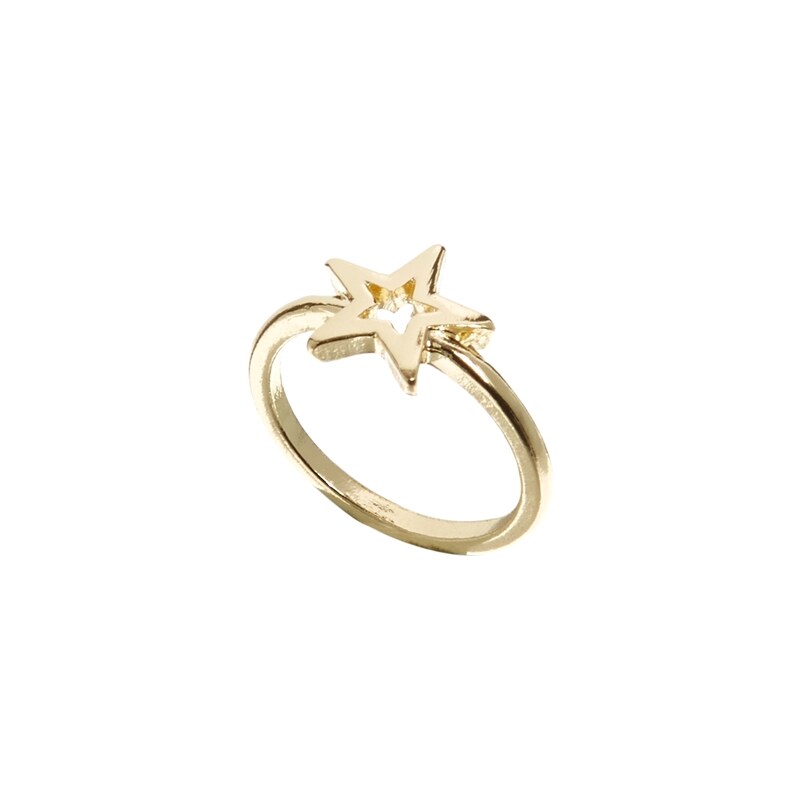 ASOS Open Star Ring - Gold