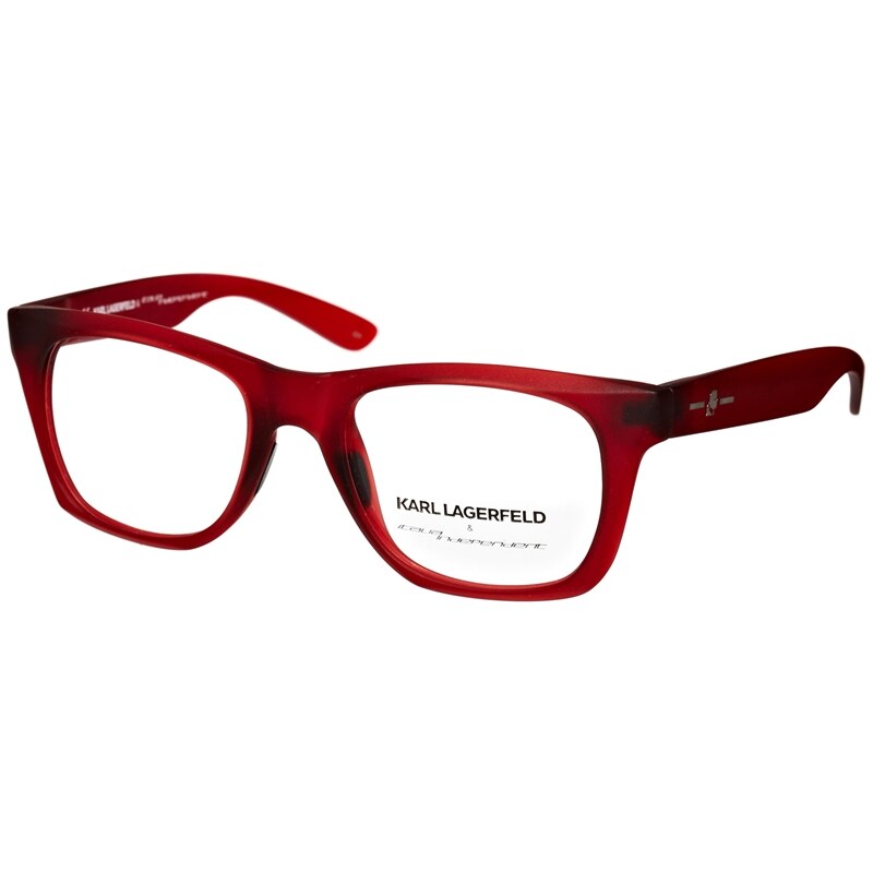 Karl Lagerfeld and Italia Independent D Frame Glasses - Red