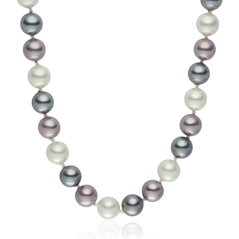Perlový náhrdelník Pearls of London Mystic Rose, délka 45 cm