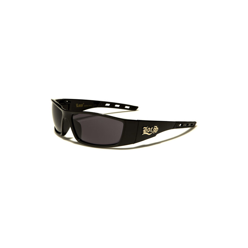 Locs černé sluneční brýle pro motorkáře LOC9136B