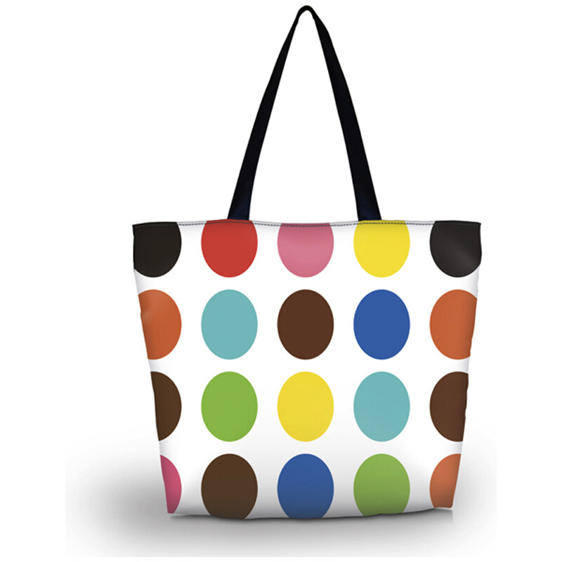 Huado nákupní a plážová taška - Polka dots 115023273