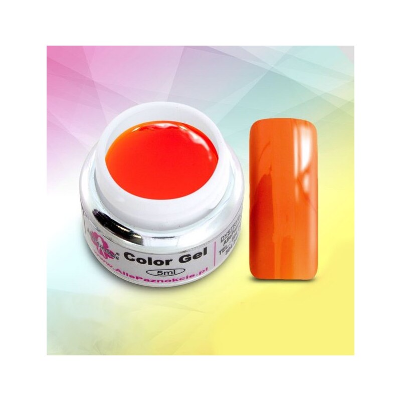 Allepaznokcie barevný UV gel 5ml Pomeranč