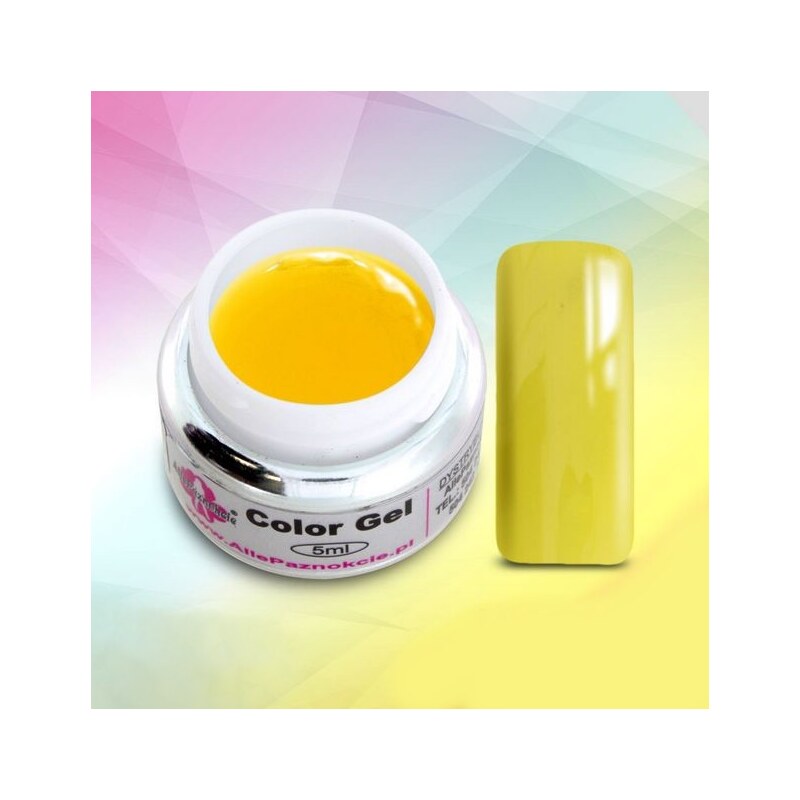 Allepaznokcie barevný UV gel 5ml Žlutý