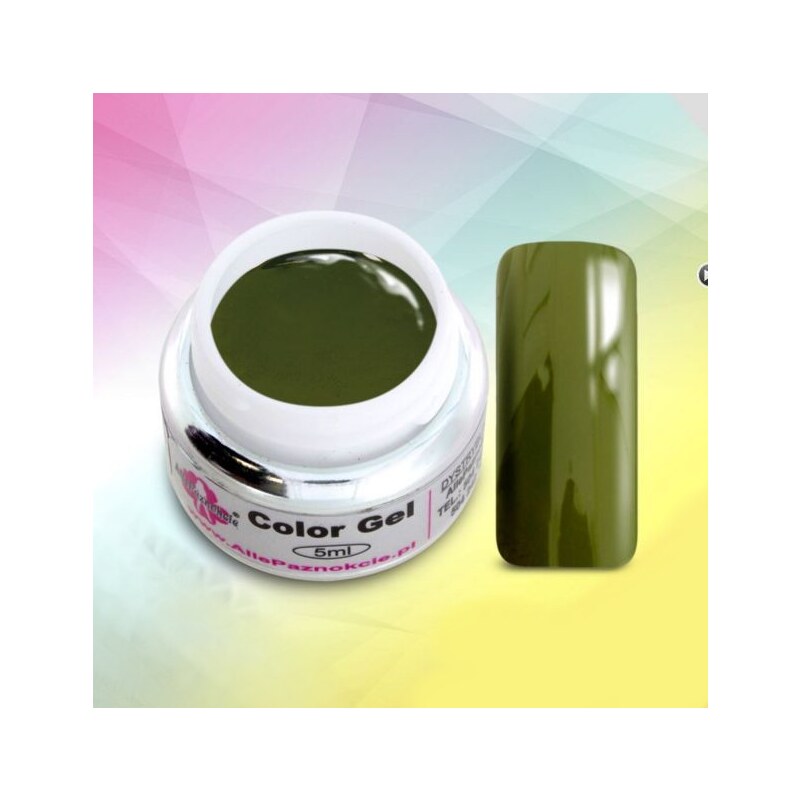 Allepaznokcie barevný UV gel 5ml oliva