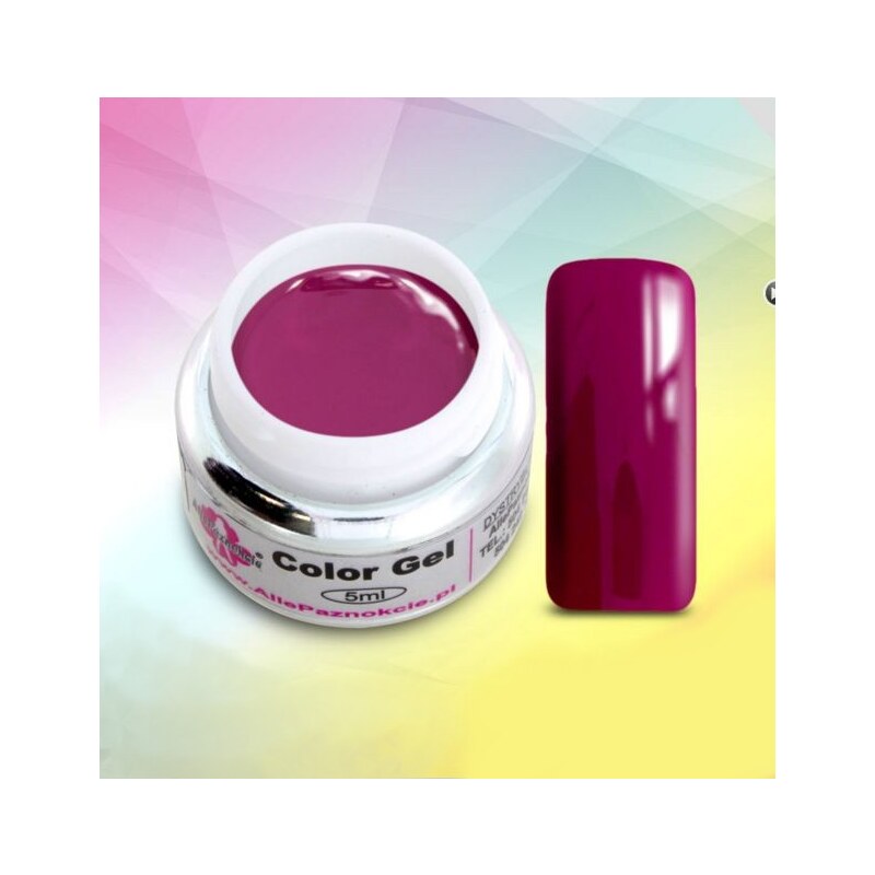 Allepaznokcie barevný UV gel 5ml Purpurový
