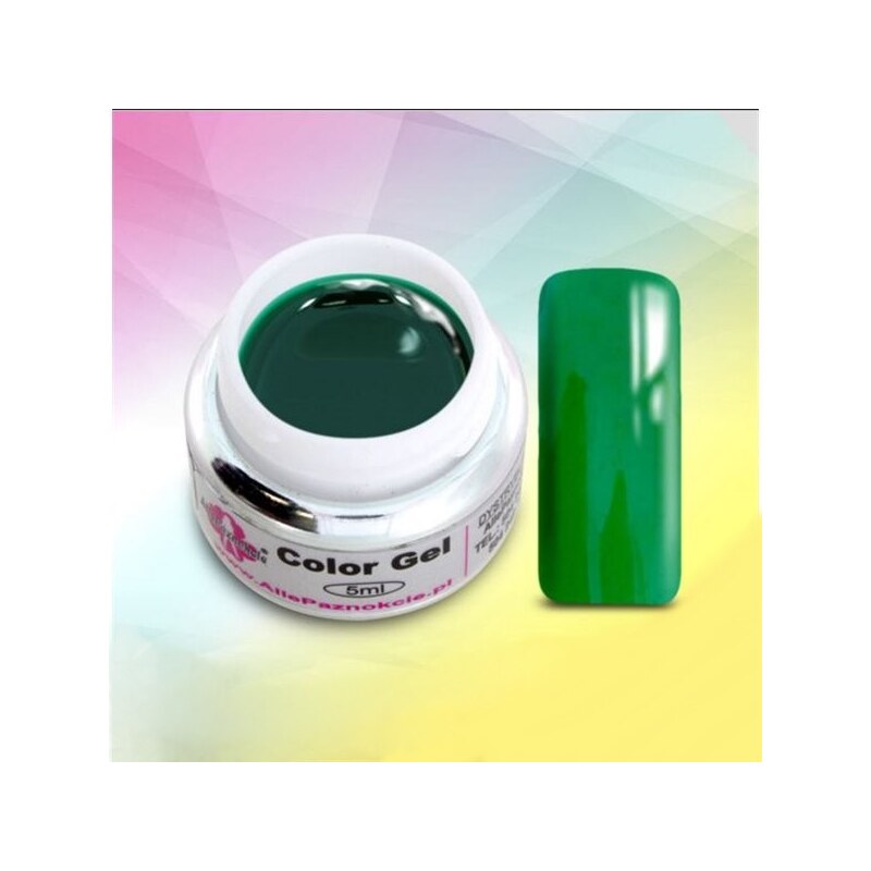 Allepaznokcie barevný UV gel 5ml zelený