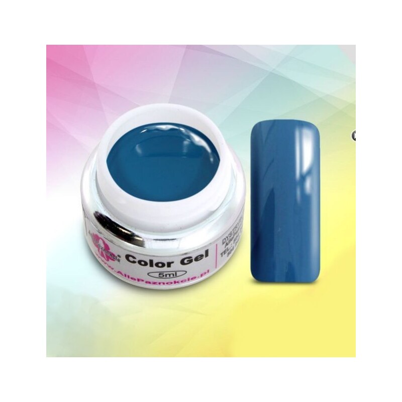 Allepaznokcie Barevný UV gel 5ml modrý pastel