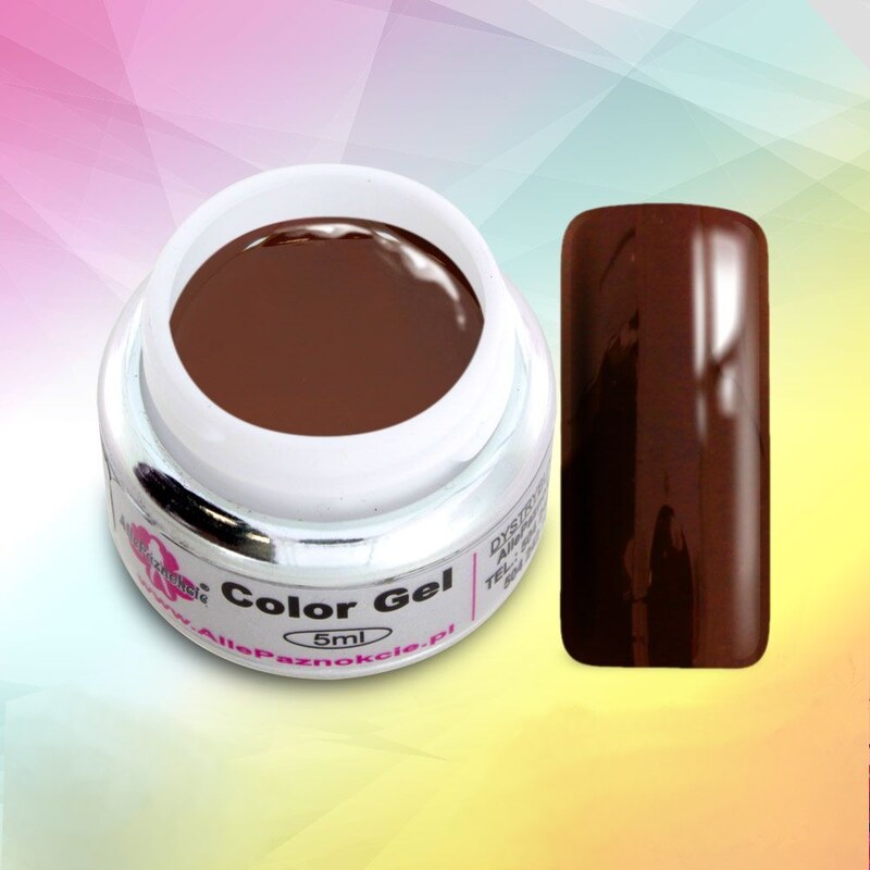 Allepaznokcie barevný UV gel 5ml Čokoláda