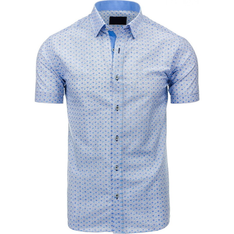 OSTATNÍ Pánská modrá košile (kx0695)