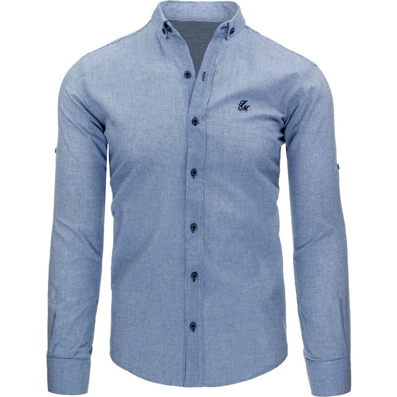 OSTATNÍ Pánská modrá košile (dx1028)