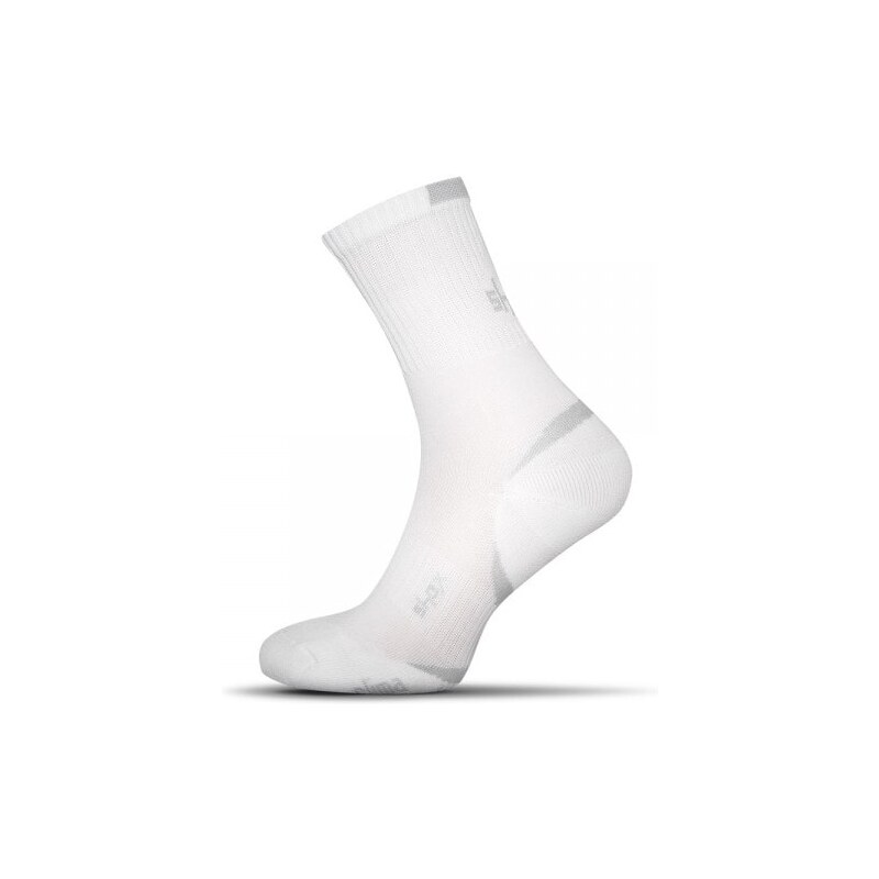 Buďchlap Bavlněné pánské ponožky v bílé barvě Clima Plus