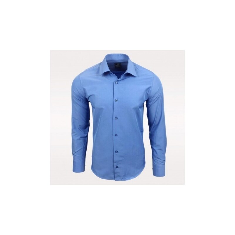 Pánská košile s dlouhým rukávem Rusty Neal modrá, Velikost XXL, Barva Modrá Rusty Neal