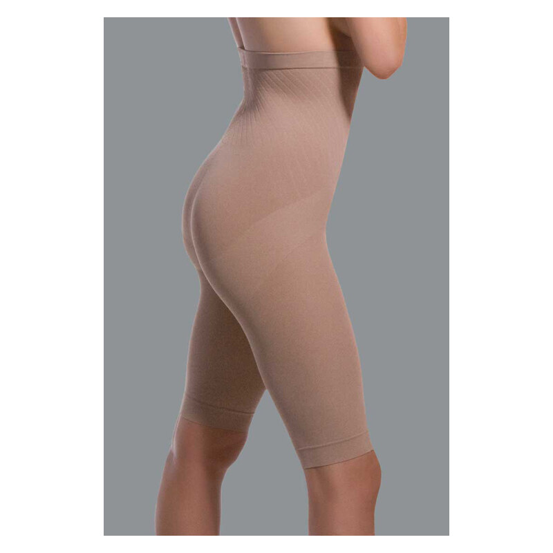 Stahovací kalhoty Scala W06636 Bermudy Anti-Cellulite, béžová