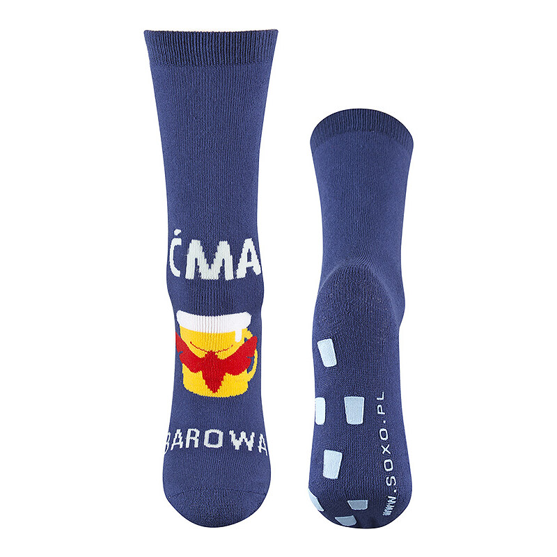 Ponožky Soxo 5694 - výprodej , modrá - tmavě