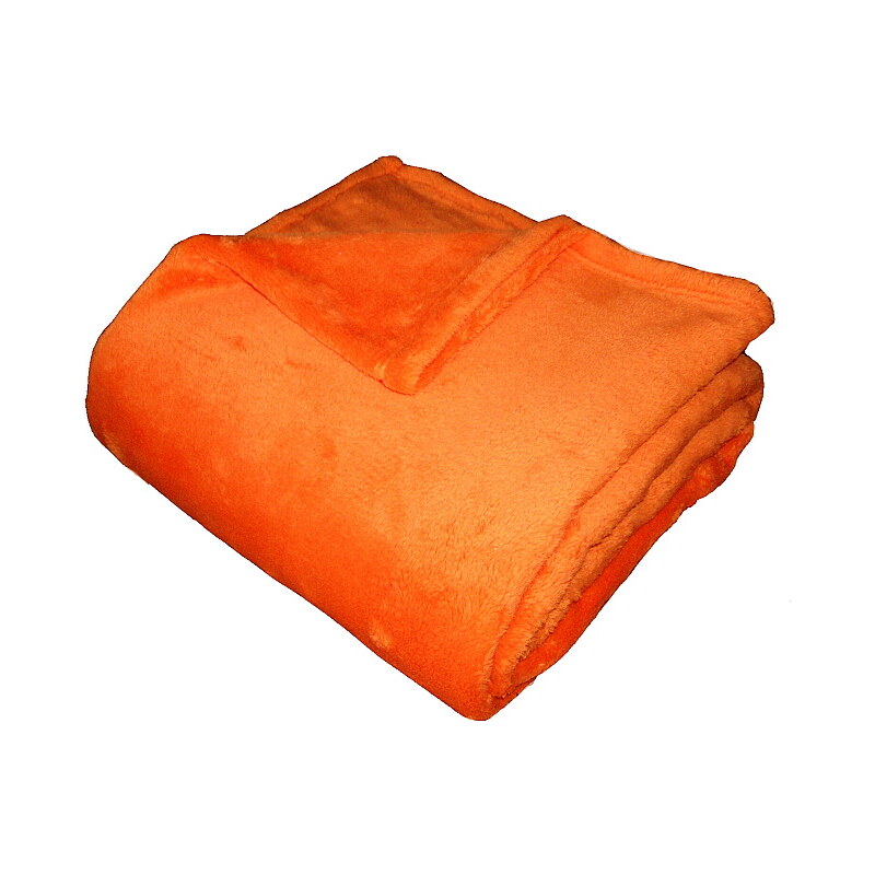 Super soft deka Dadka oranžová 150x200 cm