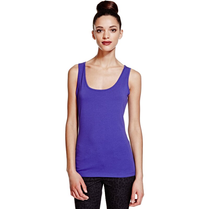 Marks and Spencer Limited Edition Cotton Rich Vest Top