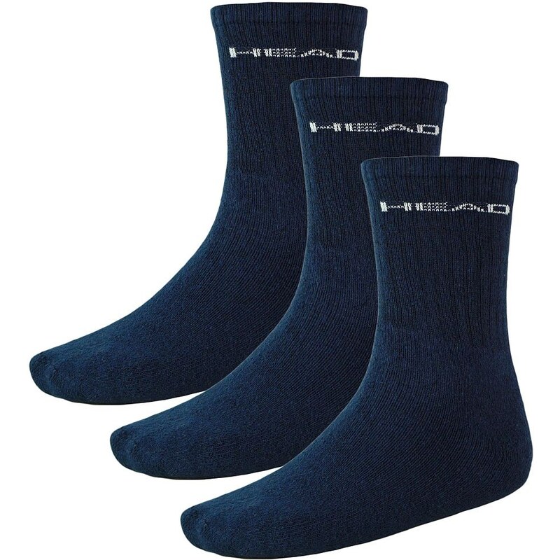 3PACK ponožky HEAD navy (751004001 321)