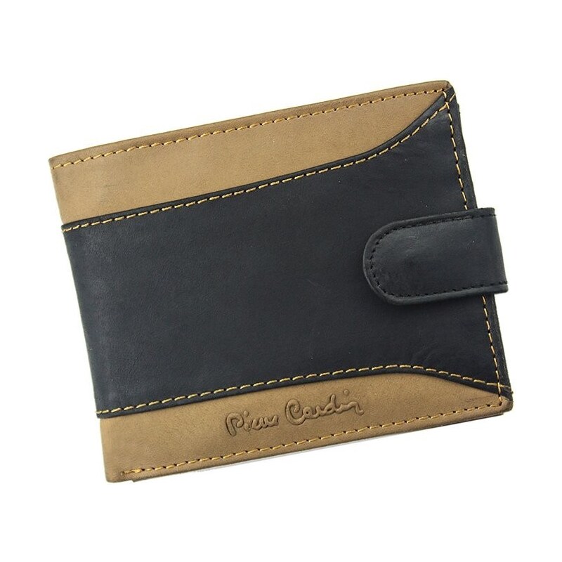 Pánská kožená peněženka Pierre Cardin Julien - černo-hnědá