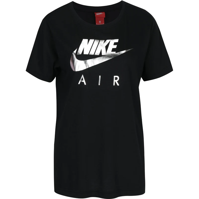 Černé dámské tričko s potiskem Nike Sportswear Air - GLAMI.cz