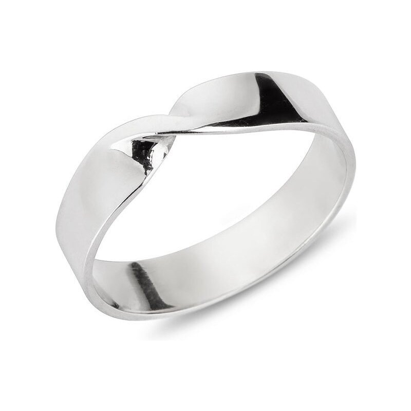 Stříbrné snubní prsteny KLENOTA k0219019