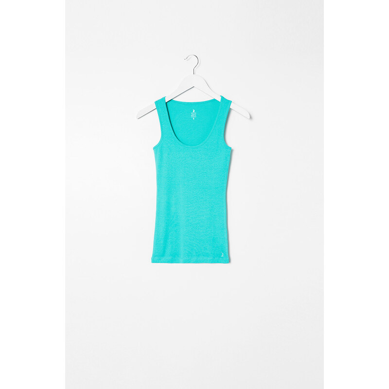 Tally Weijl Turquoise Basic Vest Top