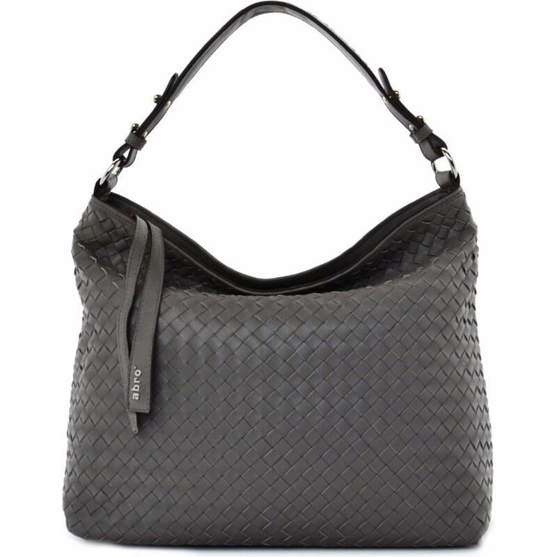 KABELKA ABRO PIUMA wowen leather grey 20688703
