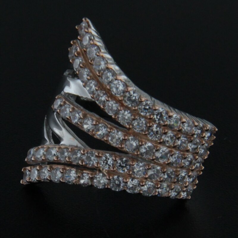 AMIATEX Stříbrný prsten 29135