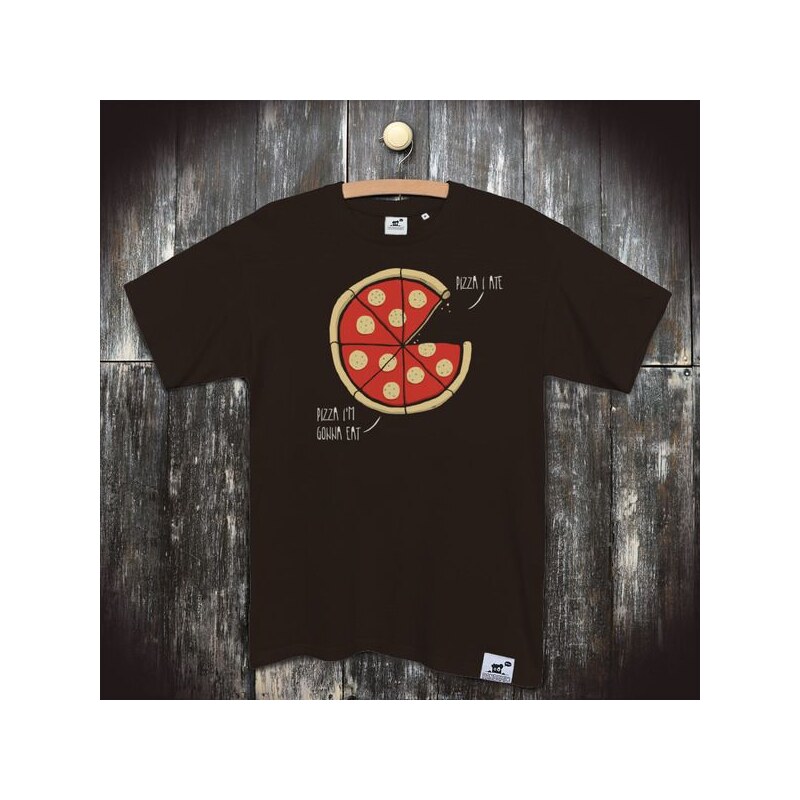 PANDEMIC Pánské vtipné tričko s potiskem Pizza